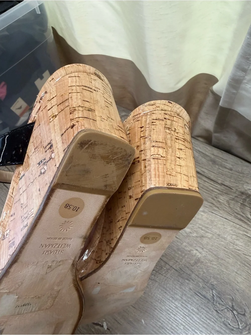 Stuart Weitzman Aleena 50‎ Wedge Slide Sandal size 10.5